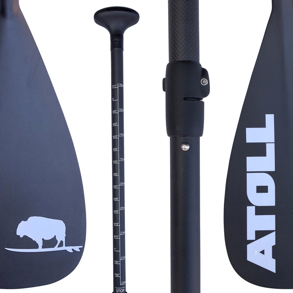 Atoll Premium Carbon Fiber Paddle - Adjustable - Image 4