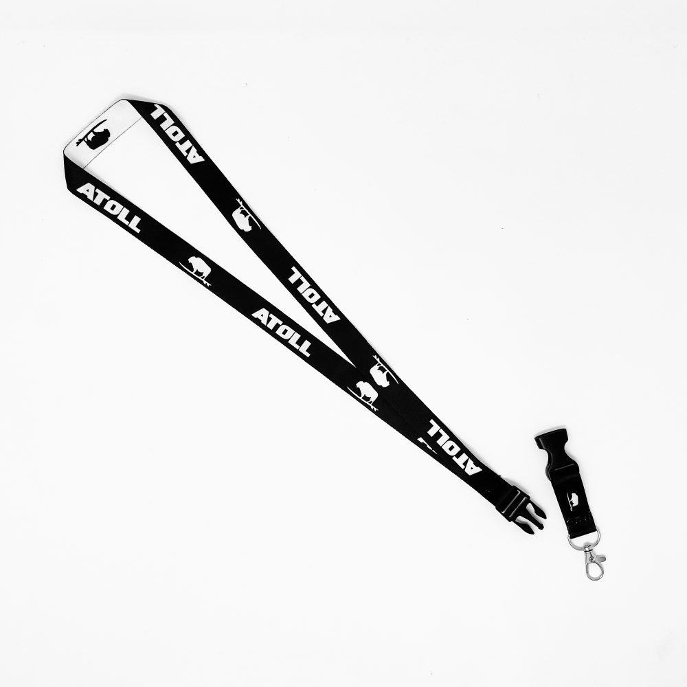 Atoll Board Company Reversible Lanyard Keychain / ID Badge Holder - Image 2