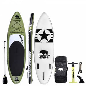 Inflatable Paddle Board Green Atoll 9 foot