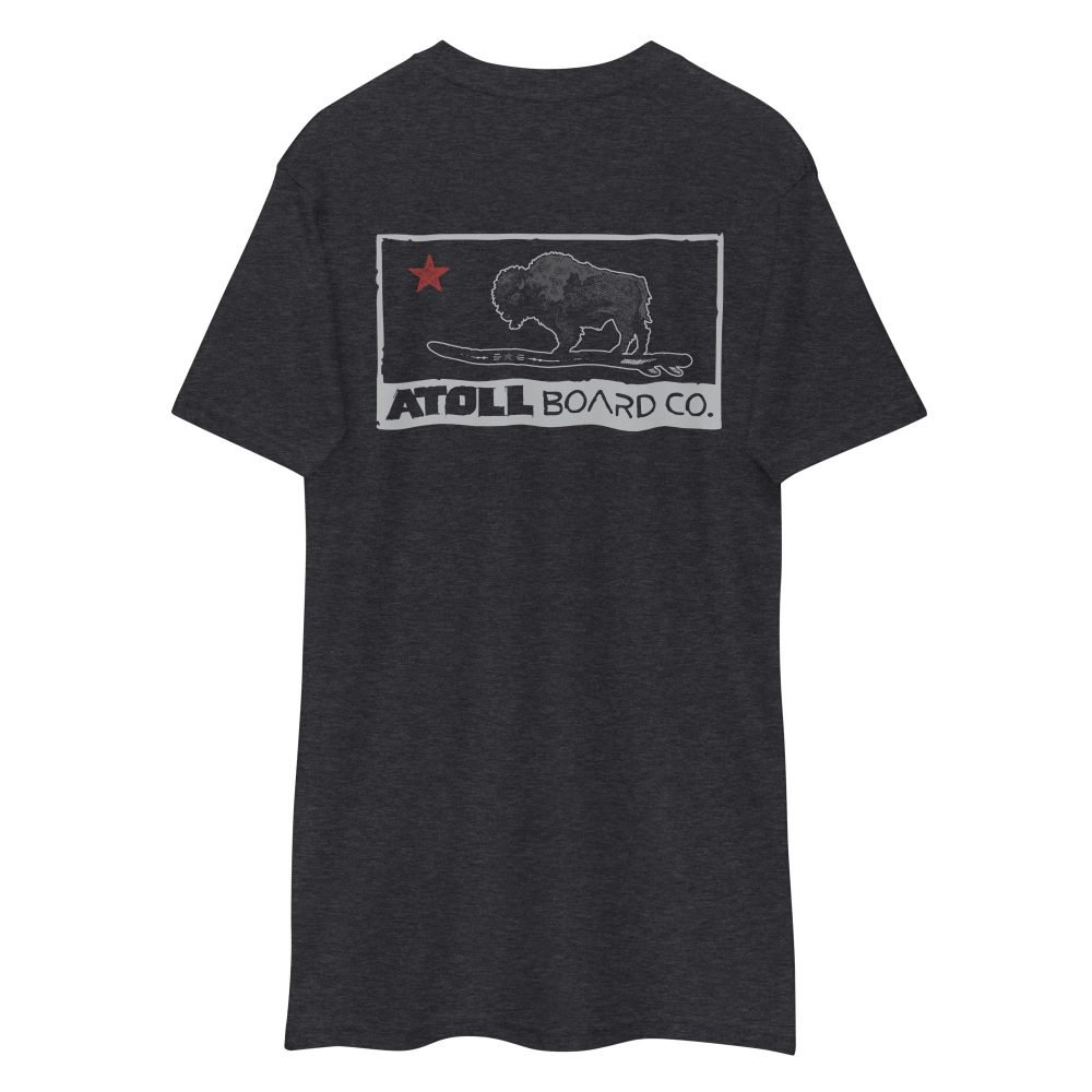 Men’s Heavyweight Tee with Atoll Republic Design - Image 5