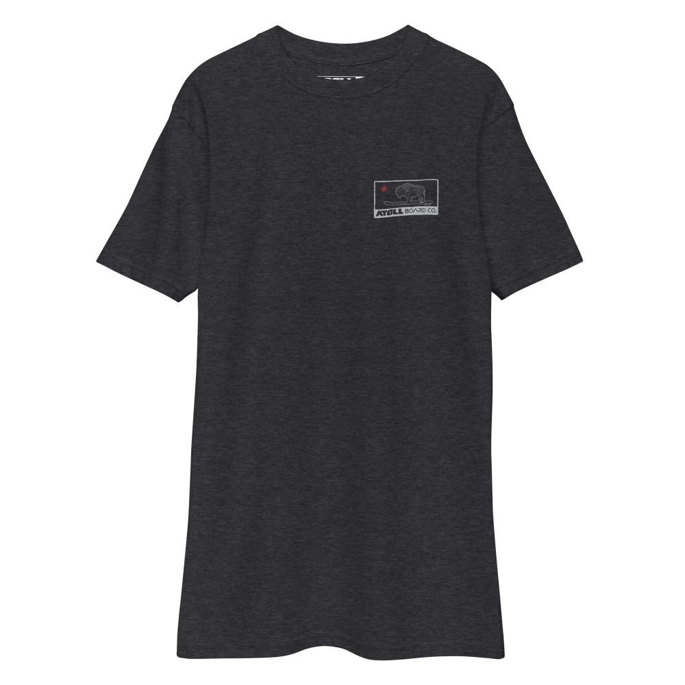 Men’s Heavyweight Tee with Atoll Republic Design - Image 4