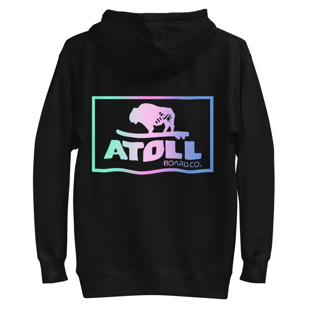 Unisex Hoodie with Atoll Color Blend Graphic