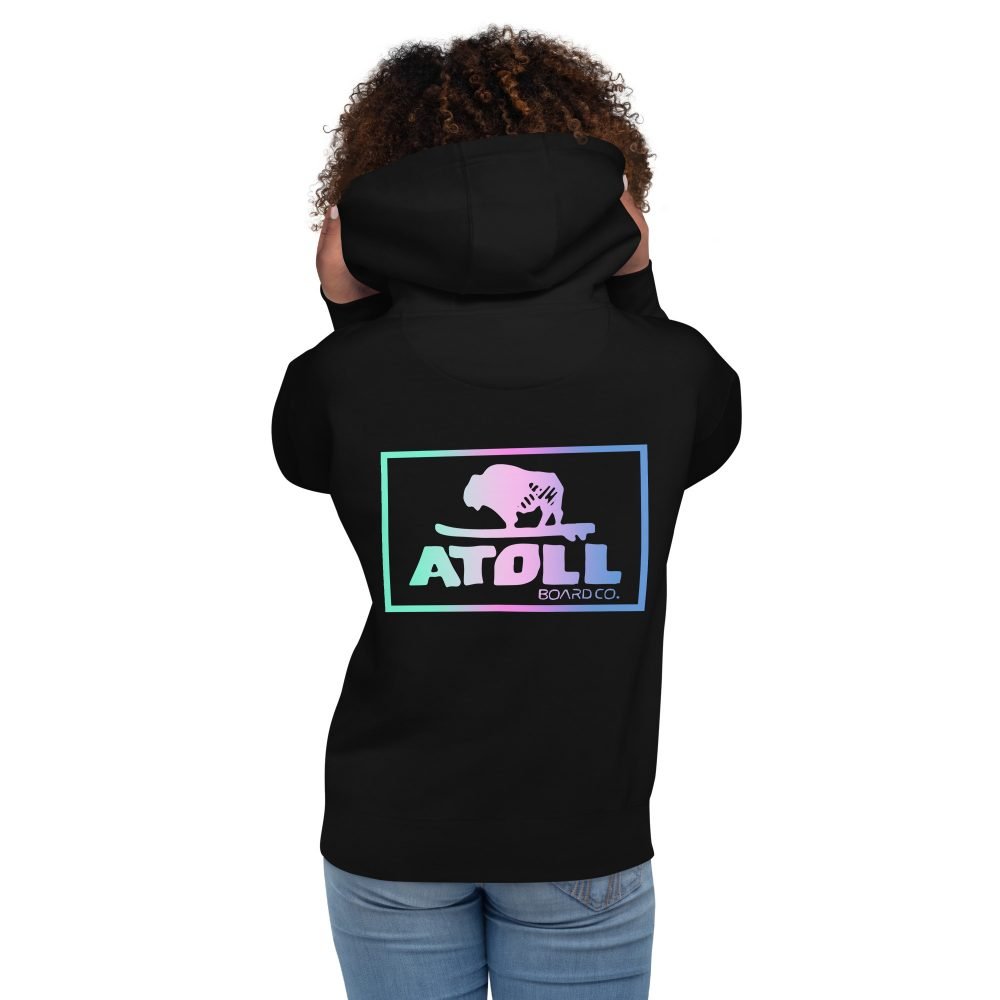 Unisex Hoodie with Atoll Color Blend Graphic - Image 4
