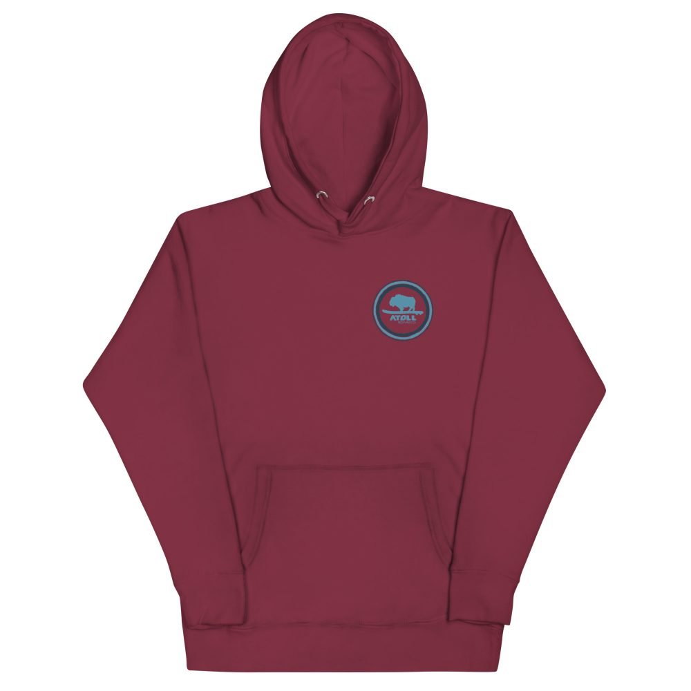 Unisex Hoodie with Atoll Paddle Boarding Wrecked My Life Graphic - Image 9