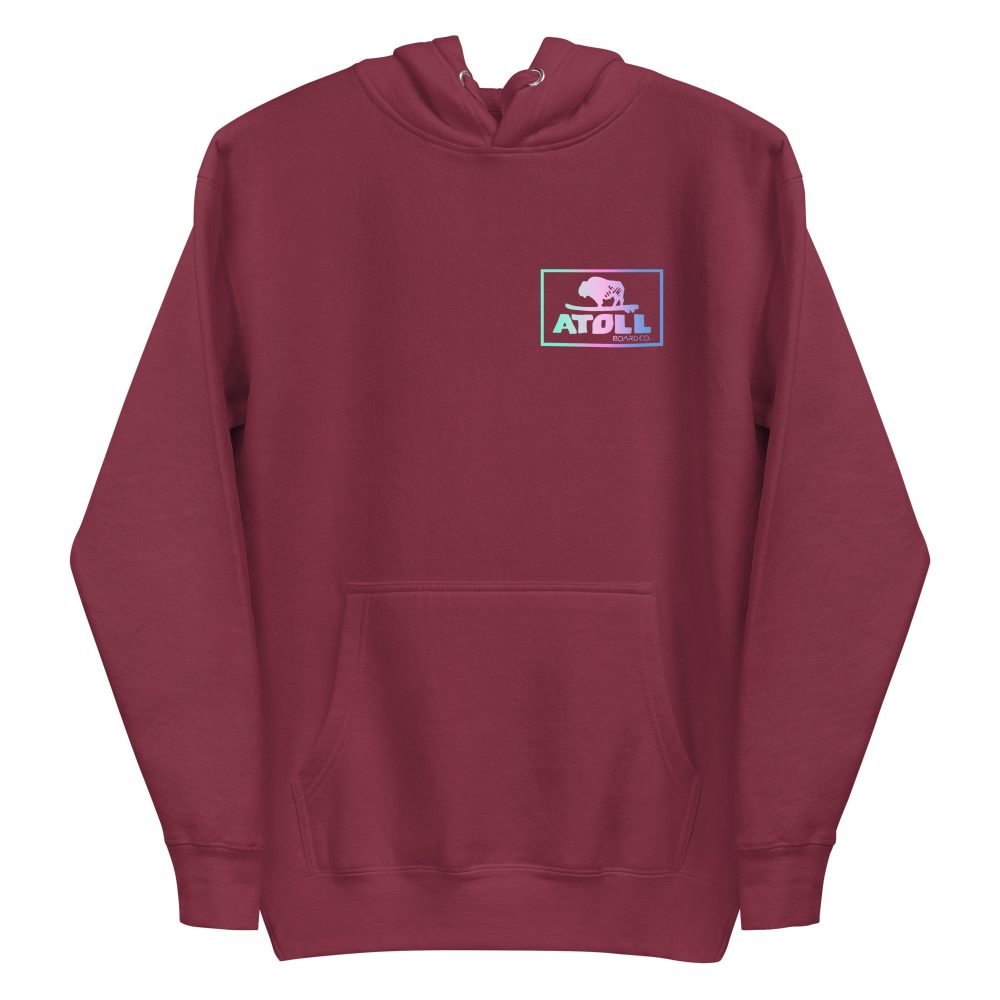 Unisex Hoodie with Atoll Color Blend Graphic - Image 9