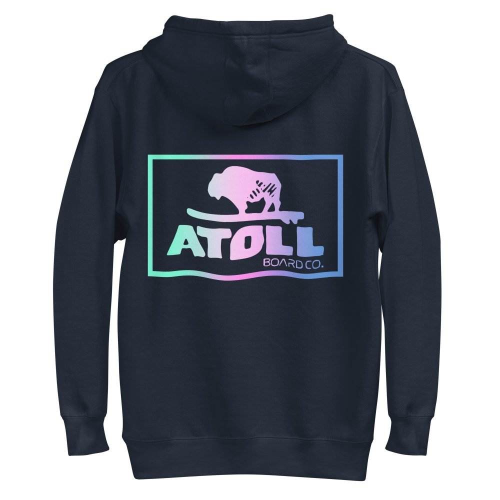 Unisex Hoodie with Atoll Color Blend Graphic - Image 8