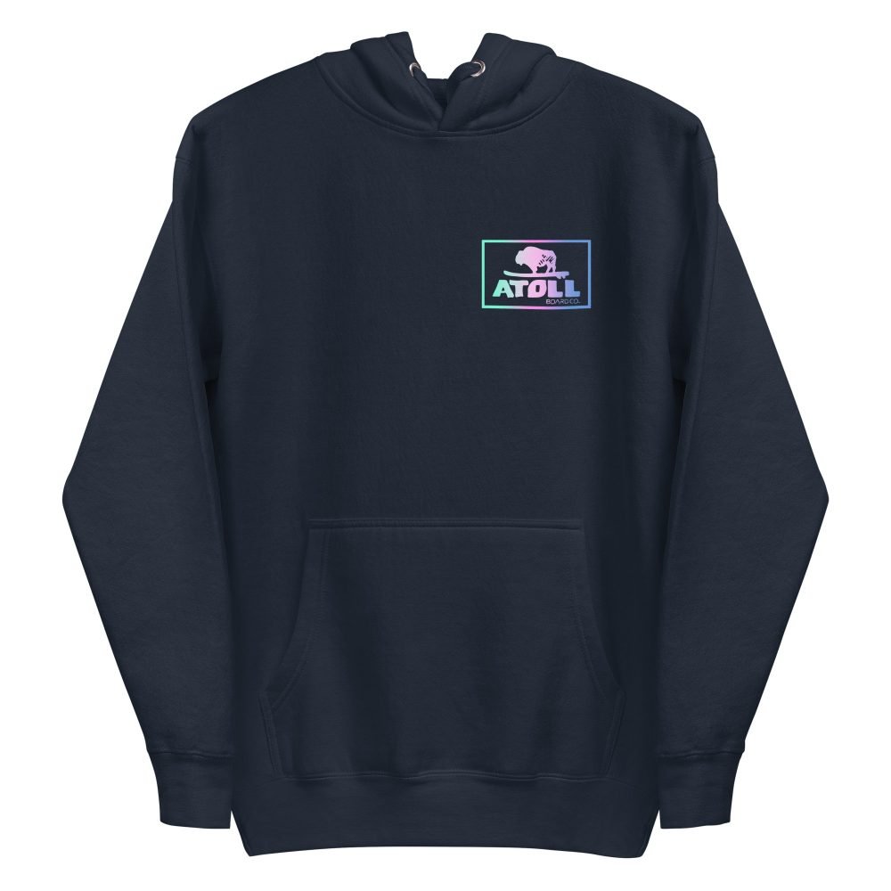Unisex Hoodie with Atoll Color Blend Graphic - Image 7