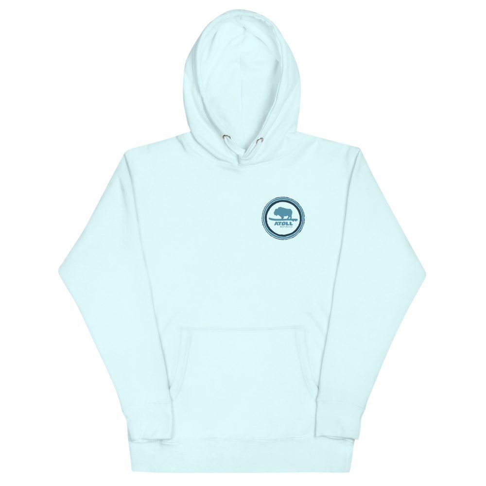 Unisex Hoodie with Atoll Paddle Boarding Wrecked My Life Graphic - Image 13