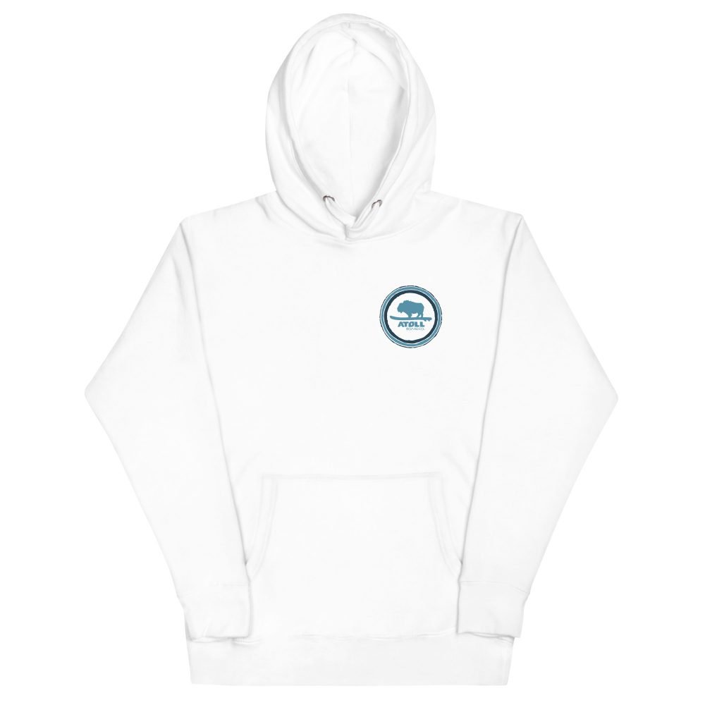 Unisex Hoodie with Atoll Paddle Boarding Wrecked My Life Graphic - Image 15