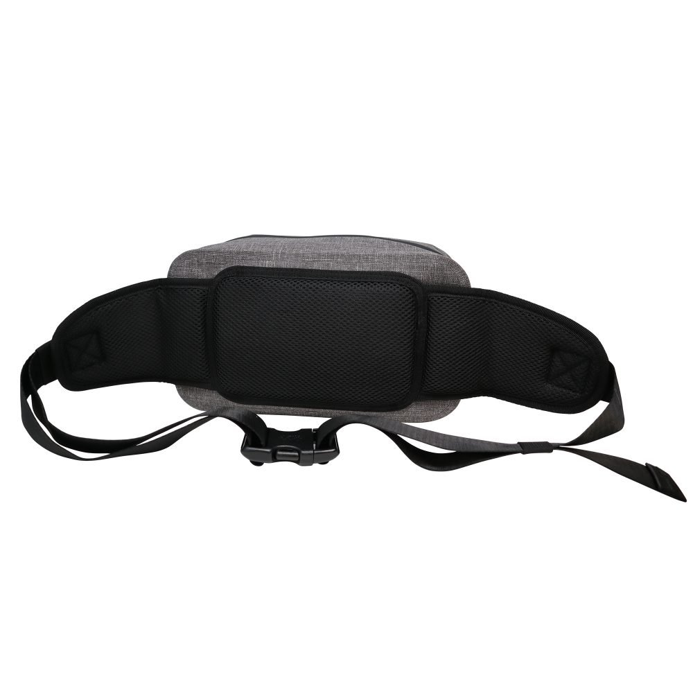 Atoll dry bag waist pack grey back